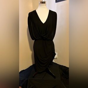 Got More Cool Ruched Mini Dress - Black